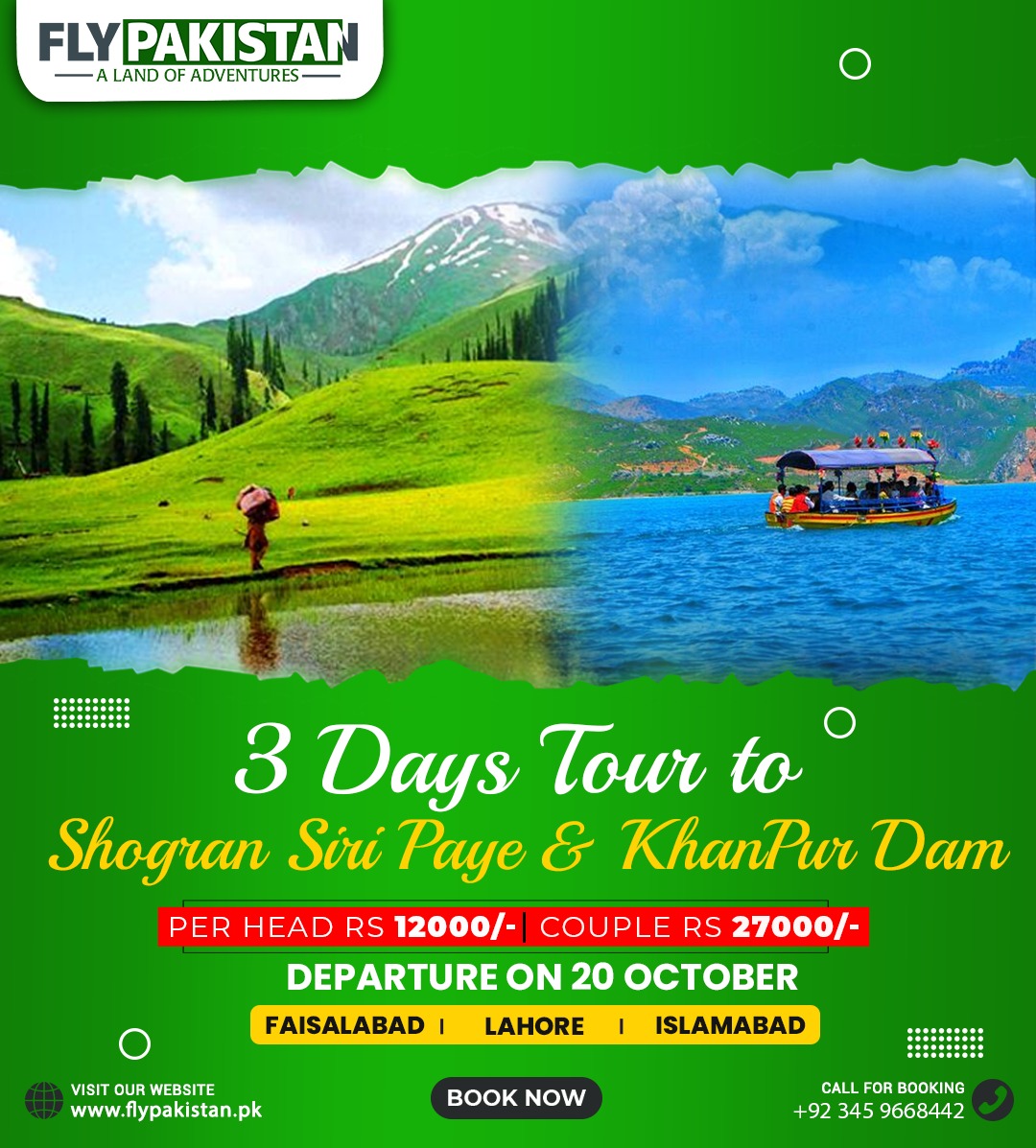 Book Deal Shogran & Khanpur Dam 